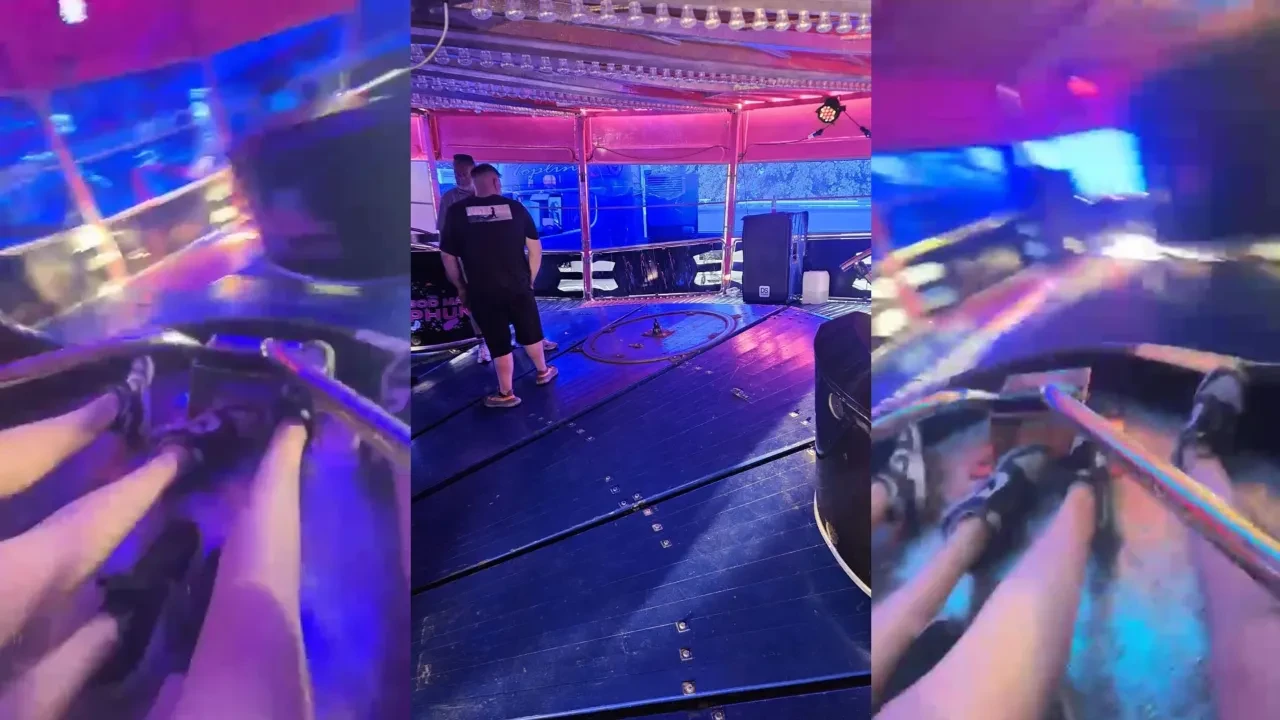 Lunaparkta oyuncak kontrolden çıktı! İşte o korkunç anlar