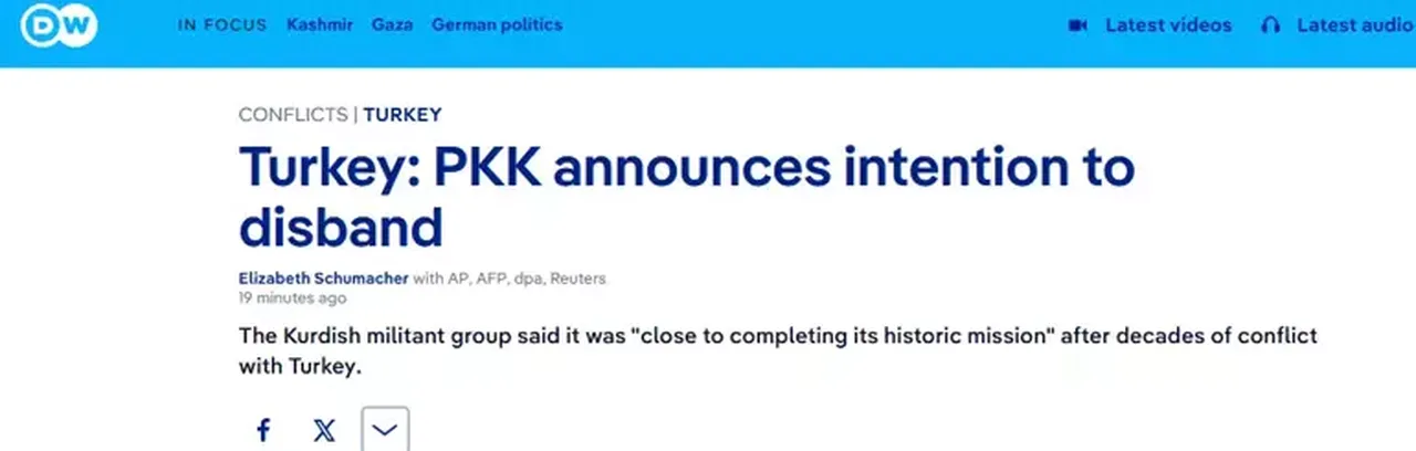 PKK'nın silah bırakma kararı dış basında: Türkiye'nin bölgesel güç olma yolunda önemli adım