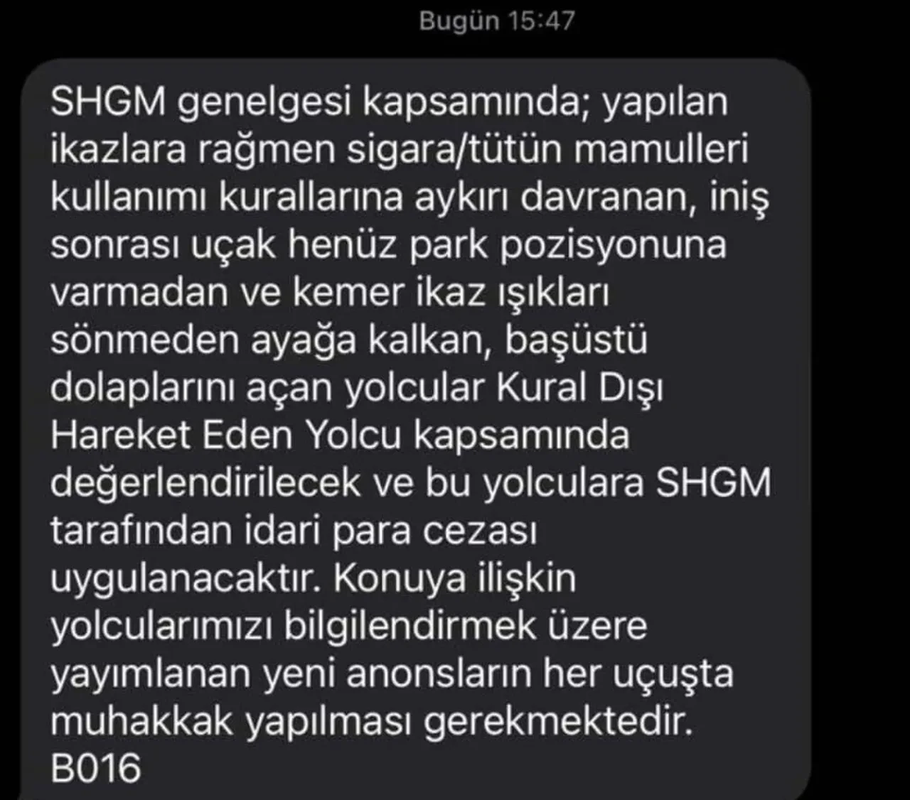 Uçaklarda yeni dönem: Bu kurala uymayan yandı! Anında para cezası kesilecek