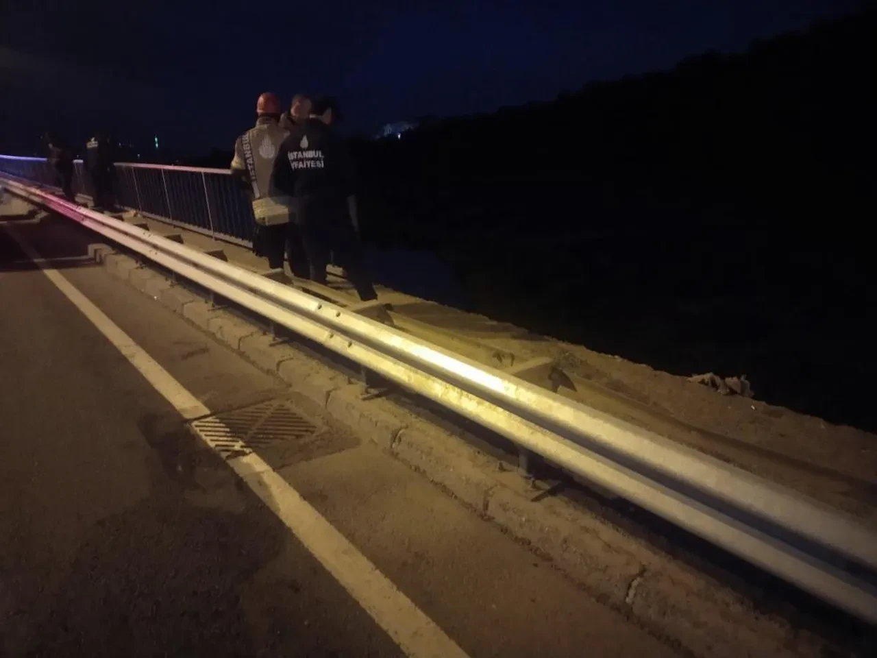 Maltepe'de korkunç kaza! Bariyerleri aşıp gölete uçtu