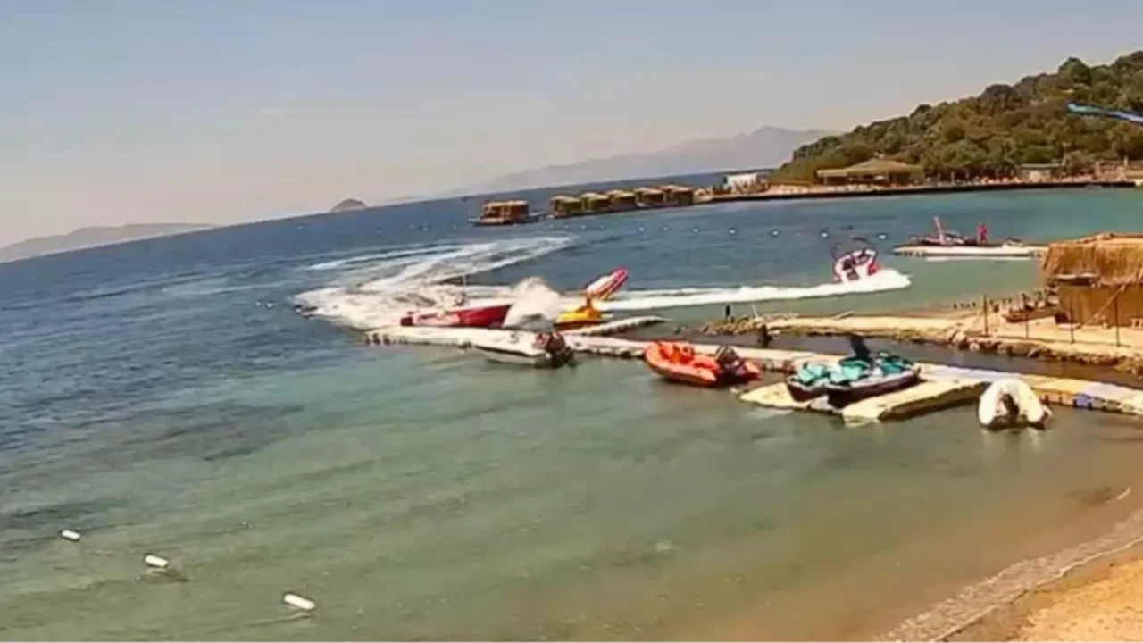 Suda can pazarı! Yürekleri ağızlara getiren kaza