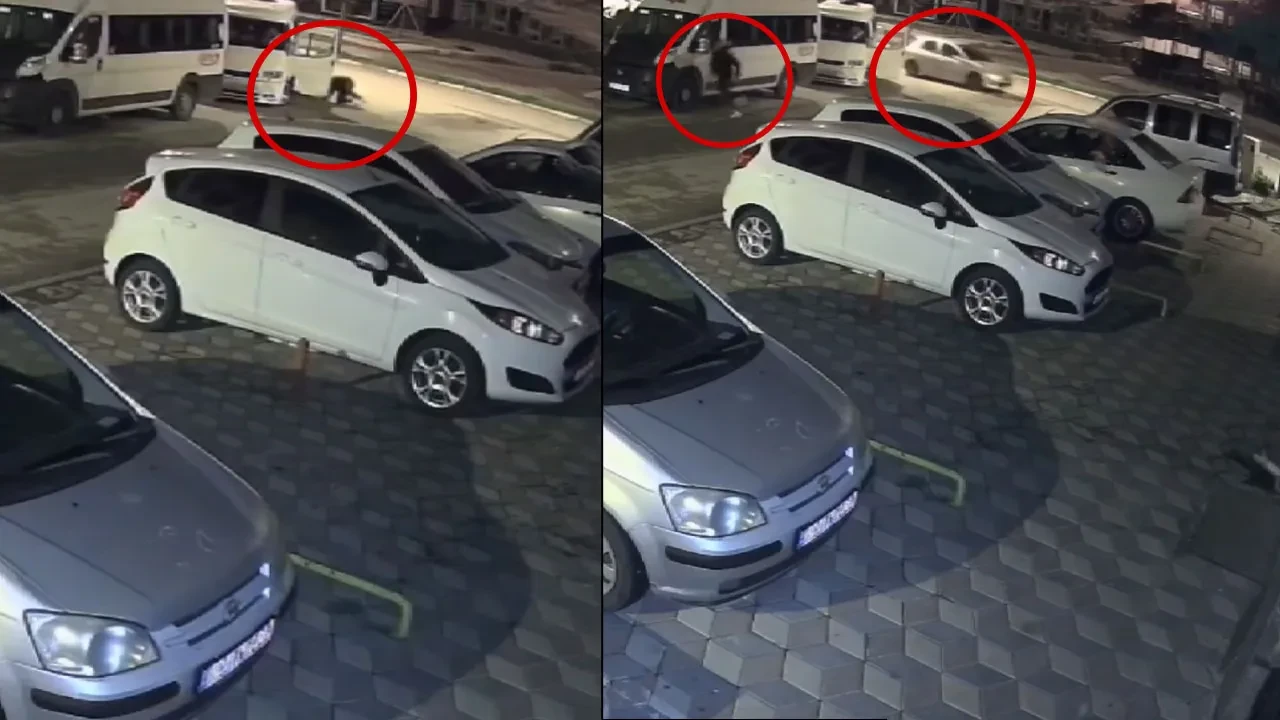 Aracından inen sürücüye kurşun yağmuru! Dehşet anları kamerada