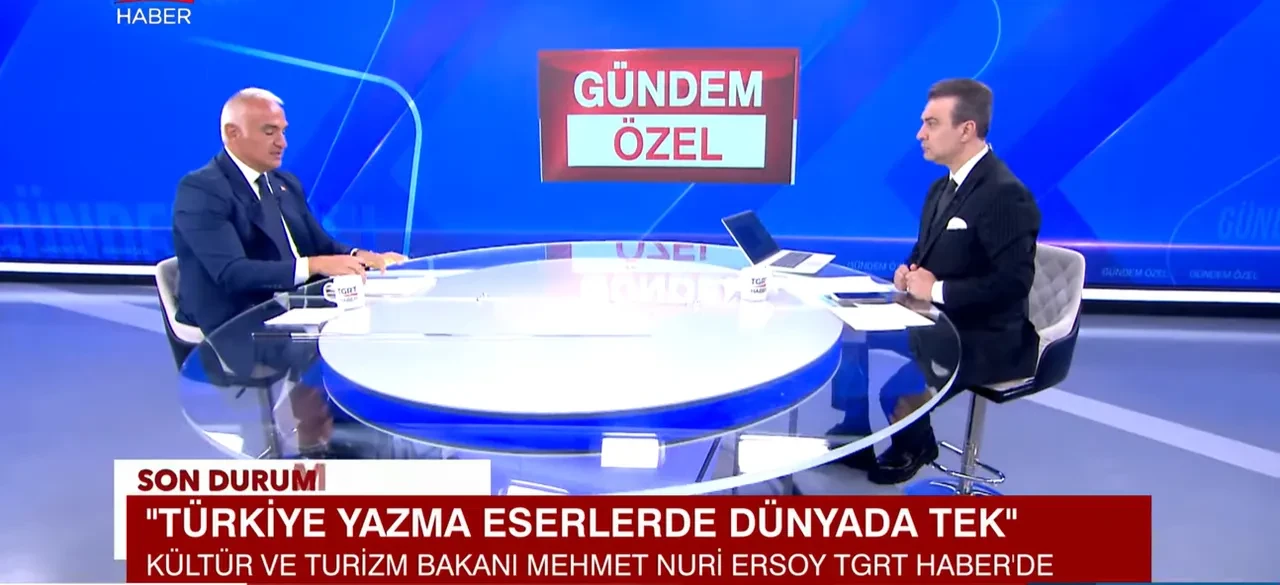 Bakan Mehmet Nuri Ersoy TGRT Haber'de açıkladı! İşte Türkiye'nin 2025 yılı turizm geliri hedefi