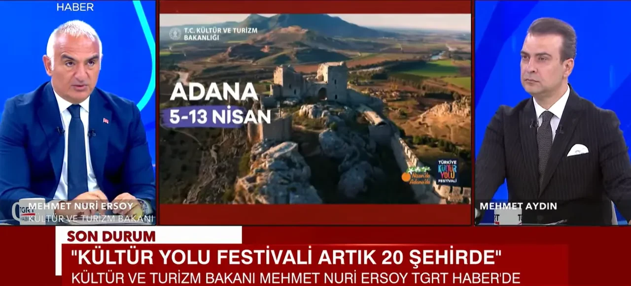 Bakan Mehmet Nuri Ersoy TGRT Haber'de açıkladı! İşte Türkiye'nin 2025 yılı turizm geliri hedefi