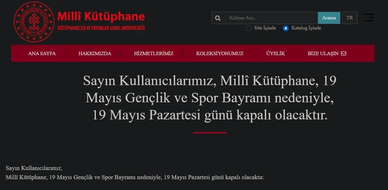 19 Mayıs kütüphaneler, müzeler açık mı?
