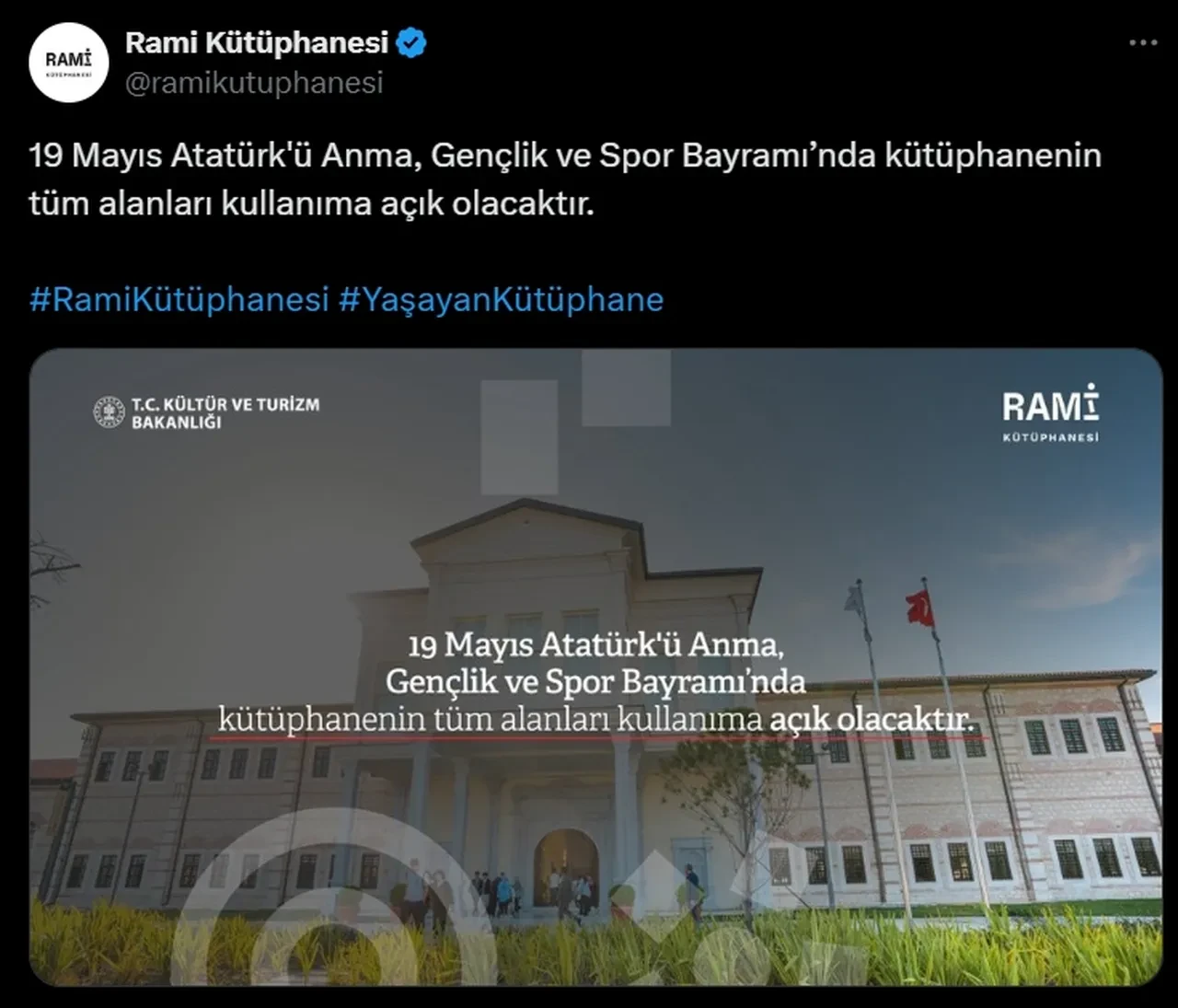 19 Mayıs kütüphaneler, müzeler açık mı?