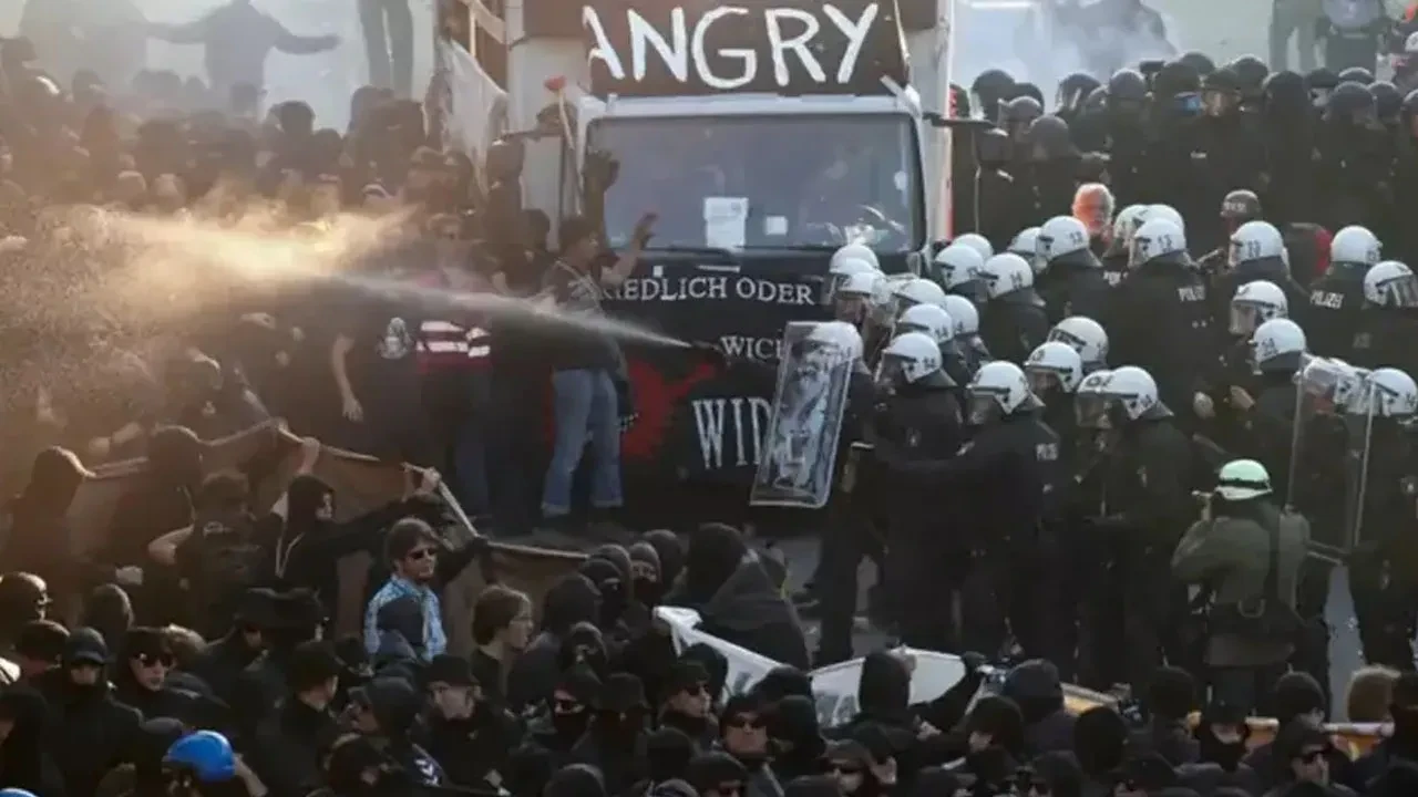 Almanya'da olaylı Nekbe Günü protestosunda 10 yaralı