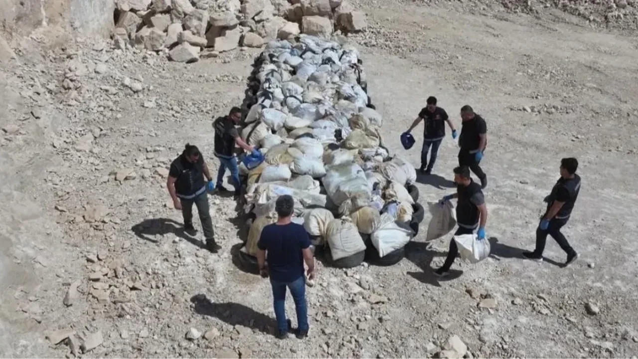 Batman'da 2 ton uyuşturucu madde imha edildi