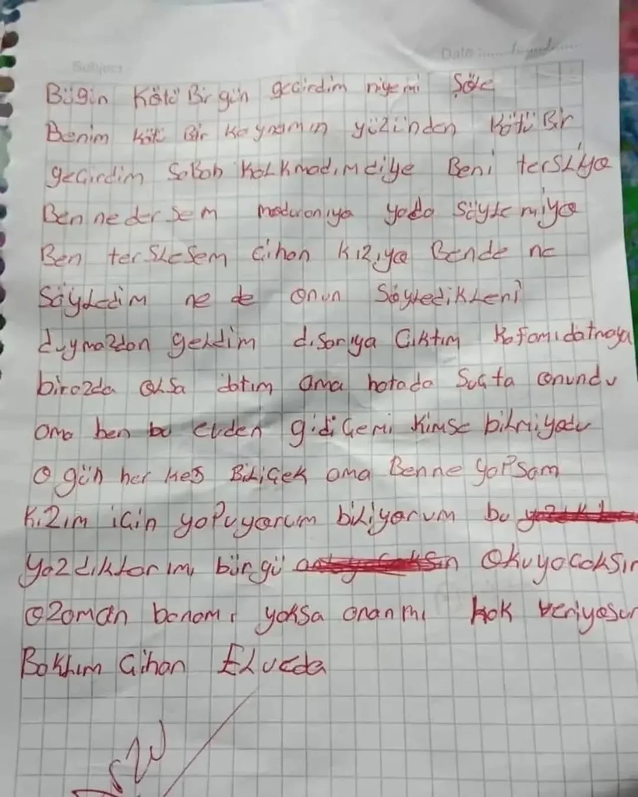 Anneler Günü'nde acı haberi gelmişti! Genç kadın yaşadığı cehennemi günlüğüne anlatmış