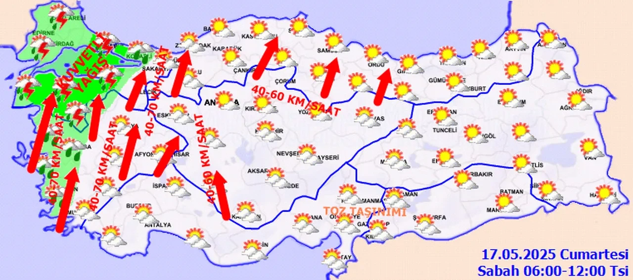 Gök gürleyecek, fırtına kopacak... Meteoroloji'den hafta sonu uyarısı: 15 il için sarı alarm verildi!