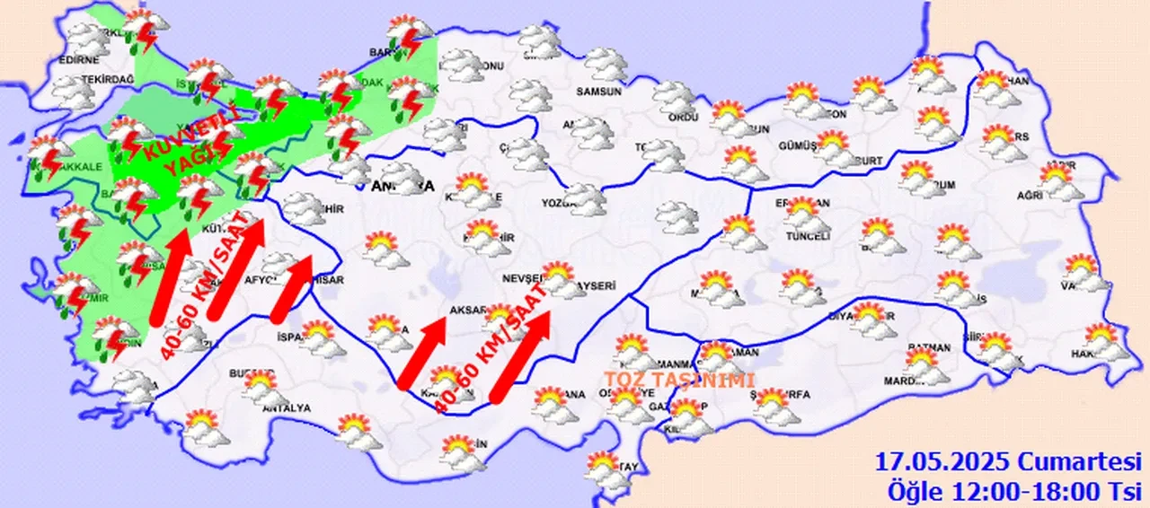 Gök gürleyecek, fırtına kopacak... Meteoroloji'den hafta sonu uyarısı: 15 il için sarı alarm verildi!
