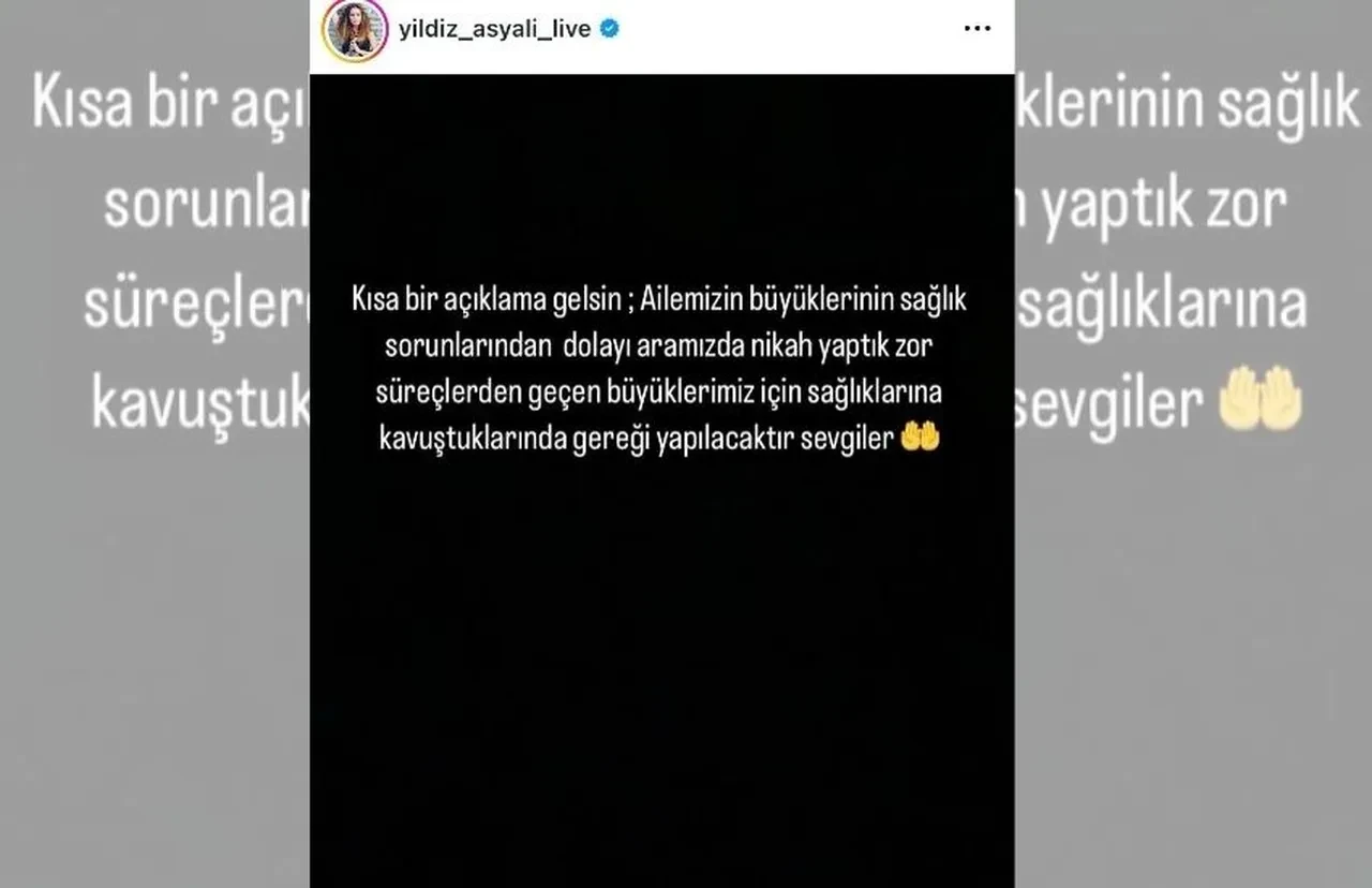 Hayat Bilgisi’nin Rüya’sı Yıldız Asyalı neden düğün yapmadığını açıkladı 