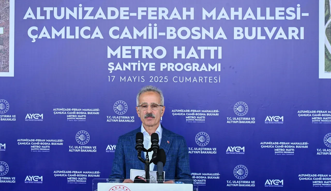 İstanbul'a yeni metro hattı! Bakan Uraloğlu projeyi inceledi