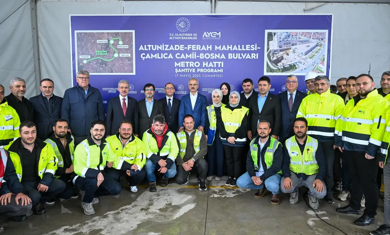 İstanbul'a yeni metro hattı! Bakan Uraloğlu projeyi inceledi