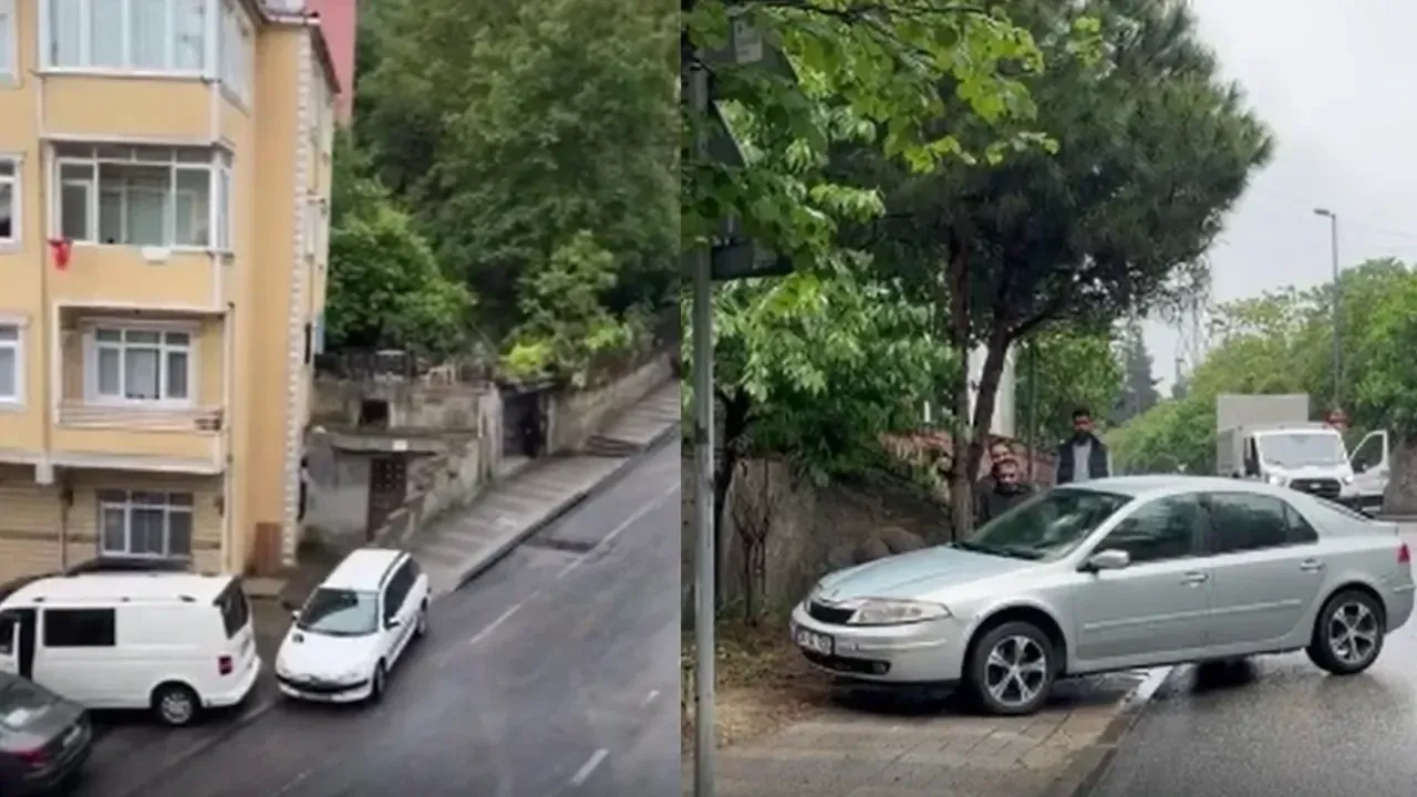 Otobüsünden akan mazot ortalığı savaş alanına çevirdi