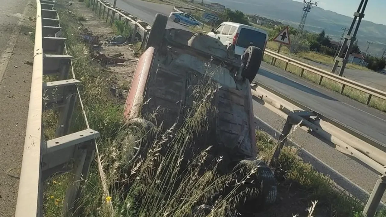 Alkollü şekilde direksiyona geçince olanlar oldu! Otomobil şarampole uçtu