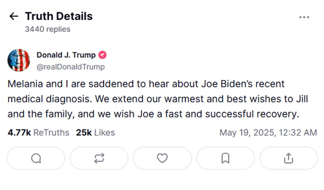 ABD lideri Donald Trump her seferinde eleştirdiği Joe Biden'ın hastalığı için bunları yazdı