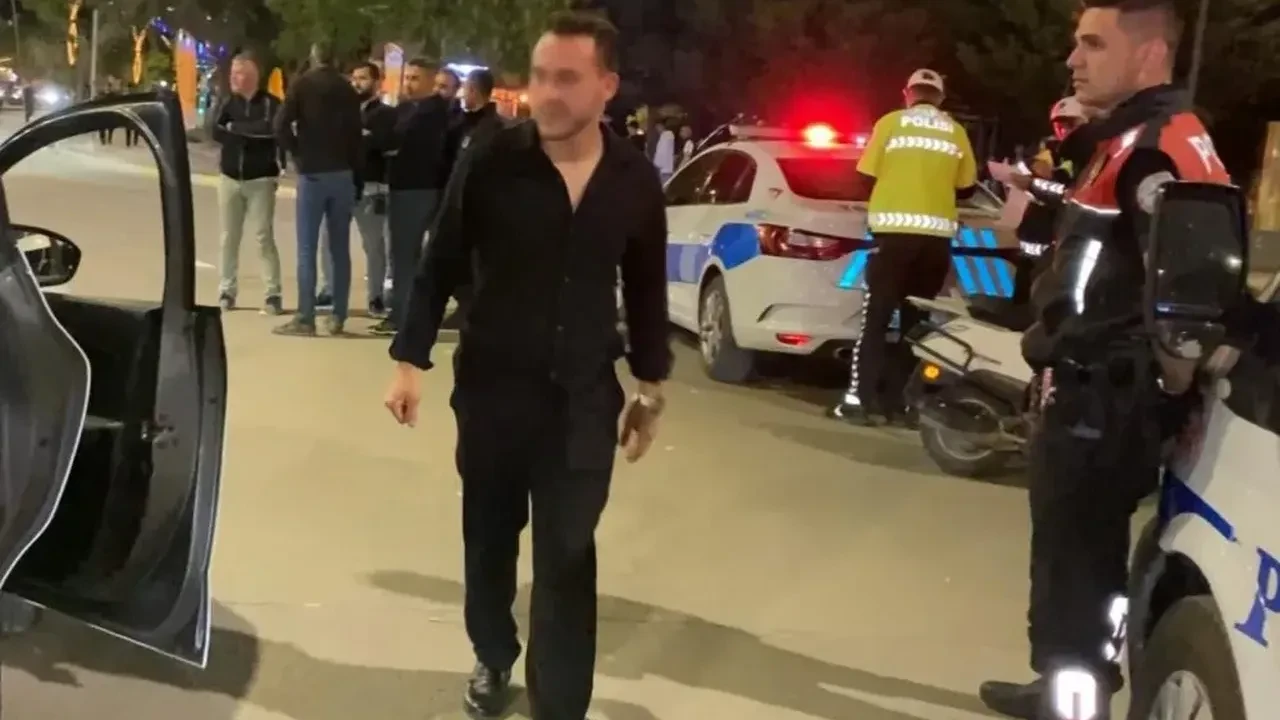 Aksaray’da alkollü sürücünün el sallamalı şovu 25 bin TL’ye mal oldu!