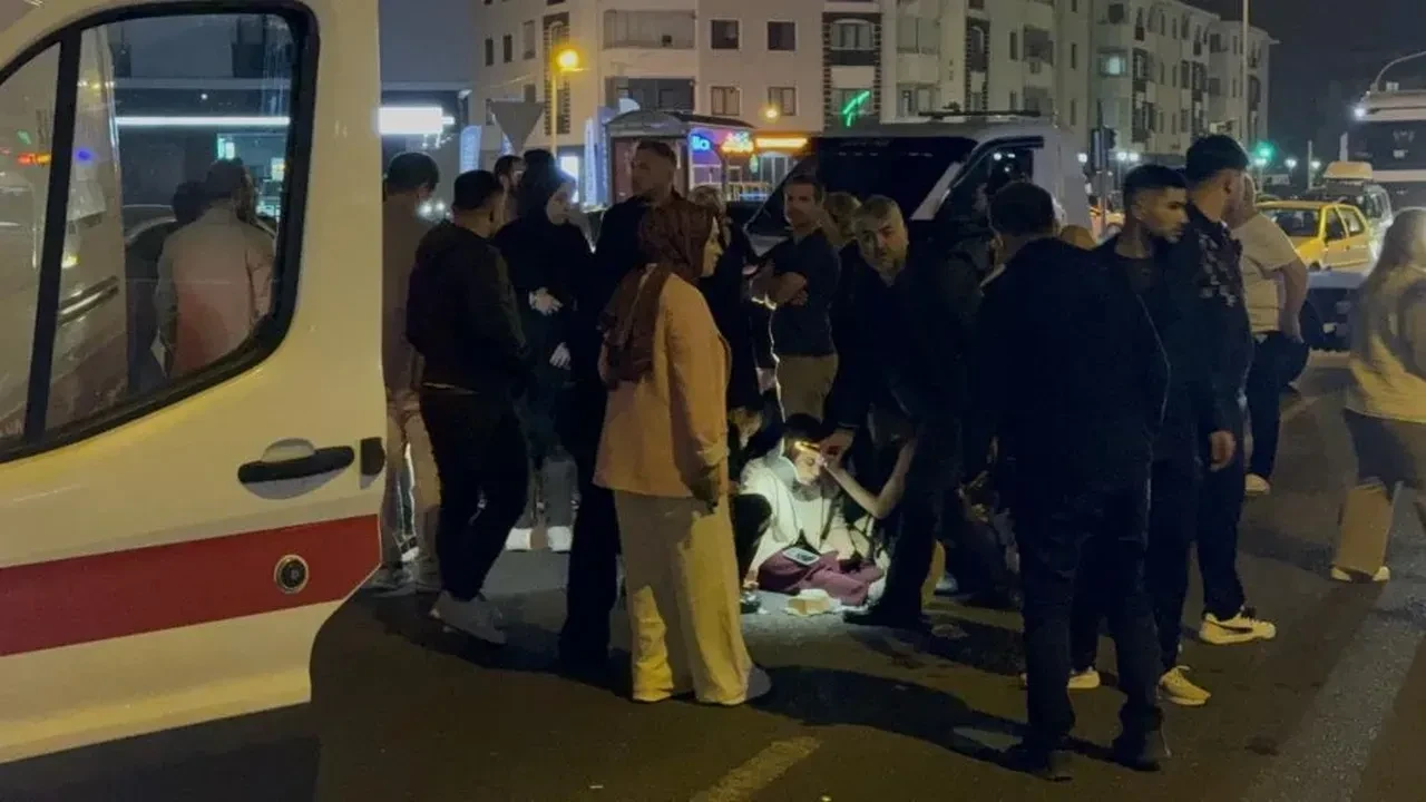 Düzce’de kaçak sürücü 2 yayayı ağır yaraladı