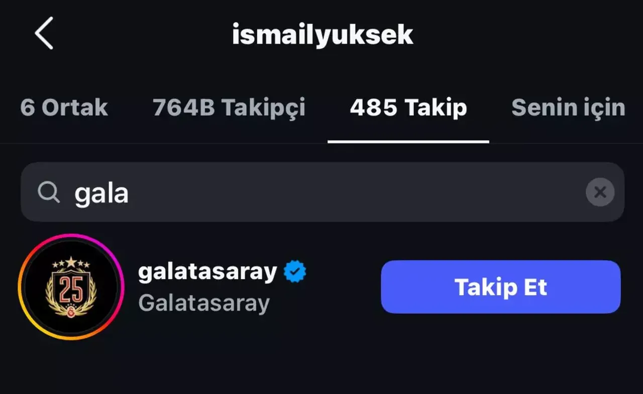 Fenerbahçe'nin yıldızı Galatasaray'ı takip etti, sosyal medya yıkıldı
