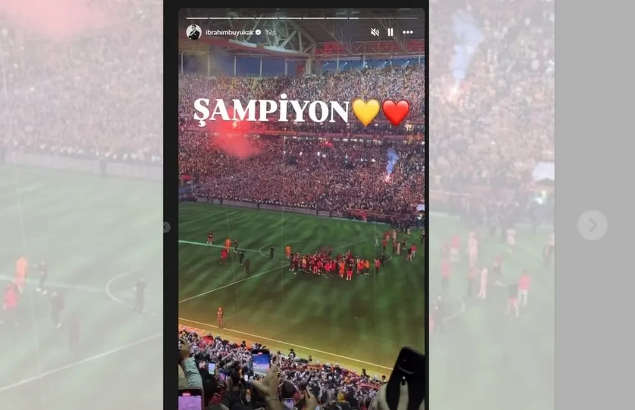 Galatasaray şampiyon oldu, ünlü isimlerden peş peşe paylaşım geldi