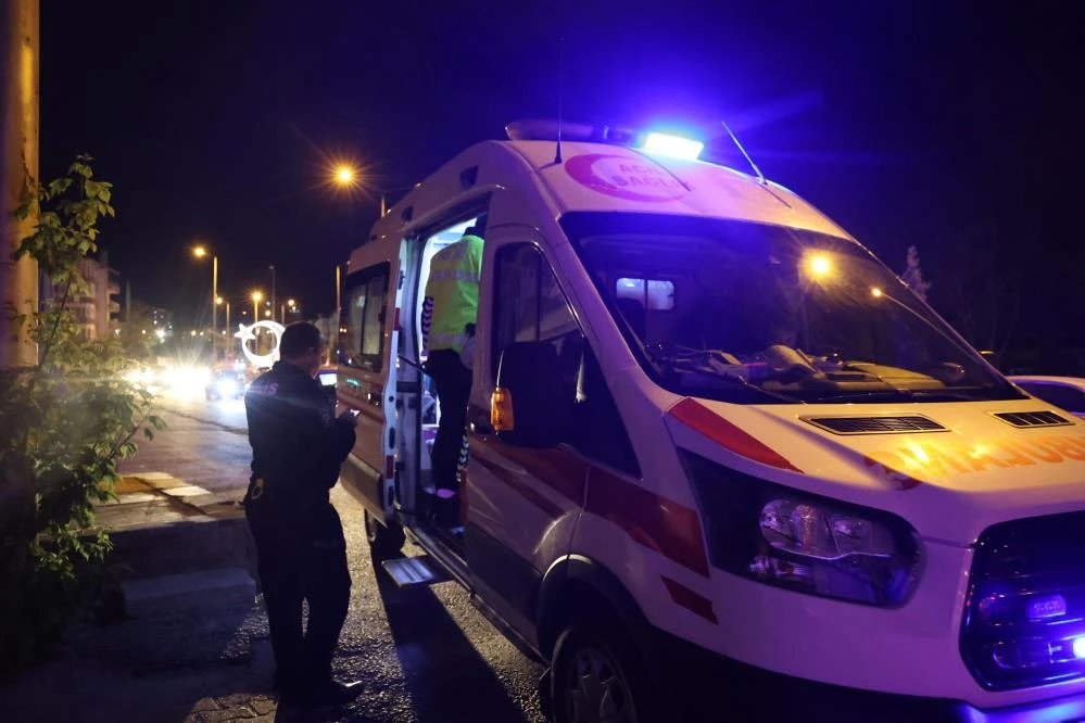 Köpeğine tutunan alkollü sürücü kaza yaptı!