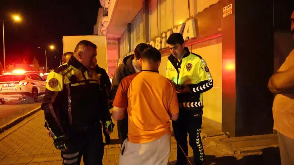 Köpeğine tutunan alkollü sürücü kaza yaptı!