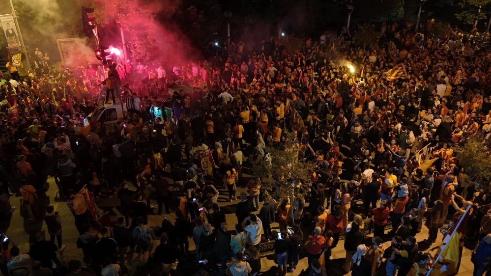 Edirne’de Galatasaray’ın 25. Şampiyonluğu sokakları salladı!