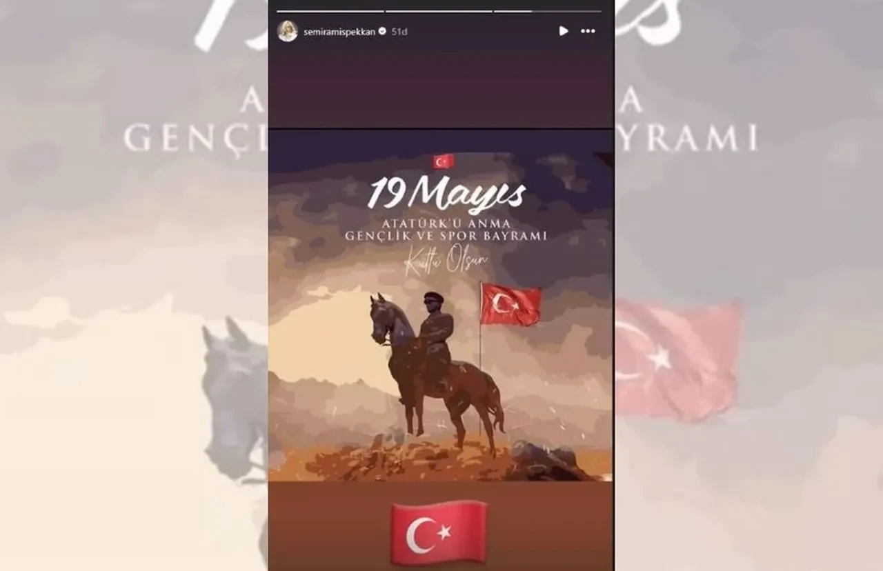 Ünlü isimlerden 19 Mayıs Atatürk'ü Anma, Gençlik ve Spor Bayramı paylaşımları 