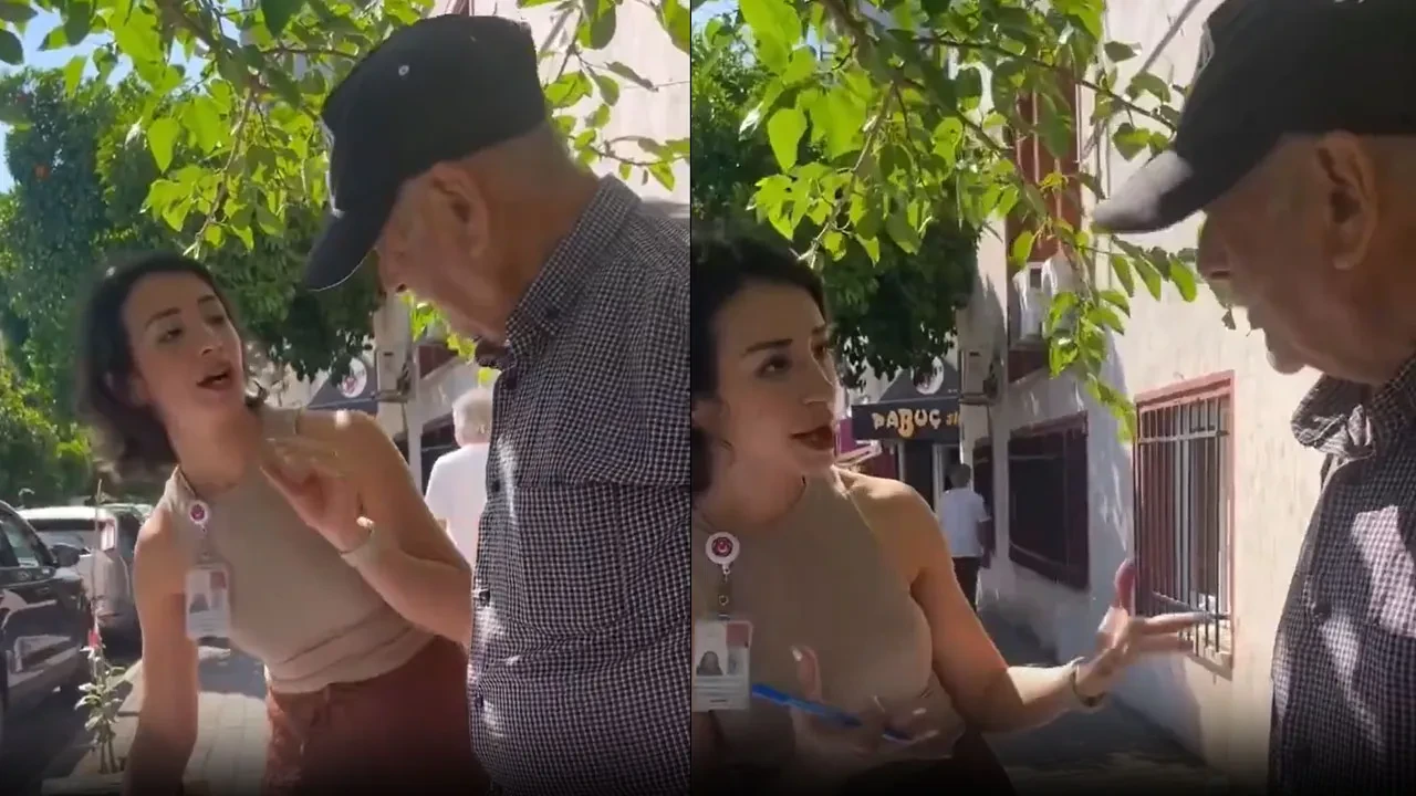 Vatandaş ile sağlık çalışanı arasında güldüren 'kilo' diyaloğu