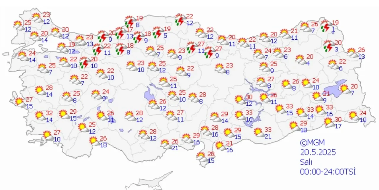 Yağış yüzünü bir gösterip bir kaçacak! Meteoroloji yeni hafta hava durumunu yayımladı