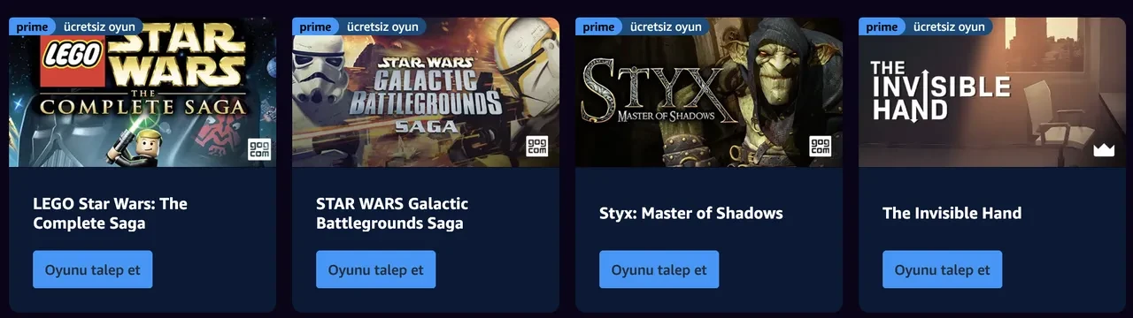 Amazon Prime’dan 2271 TL değerinde 4 oyun! Ücretsiz almak isteyenler bu tarihi kaçırmayın