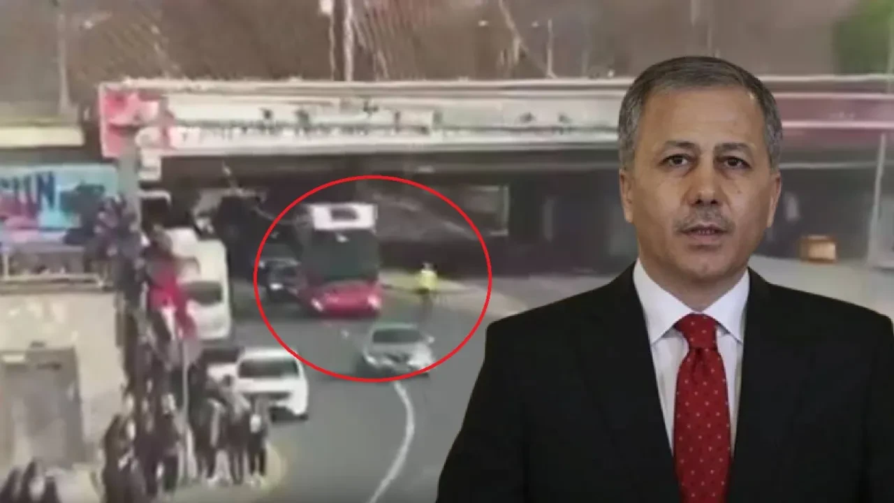 Son dakika | CHP'nin otobüs şoförü polisin üzerine aracı sürmüştü! Bakan Yerlikaya'dan çok sert tepki