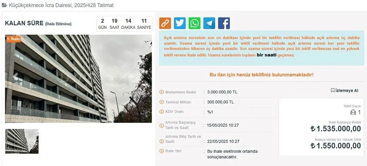 Ev almak isteyenler dikkat! İhaleyle uygun fiyatlı kredisiz konut fırsatı!