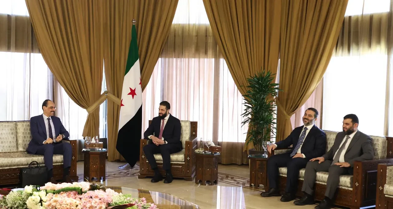 Suriye'de kritik zirve: MİT Başkanı İbrahim Kalın, Ahmed Şara ile görüştü