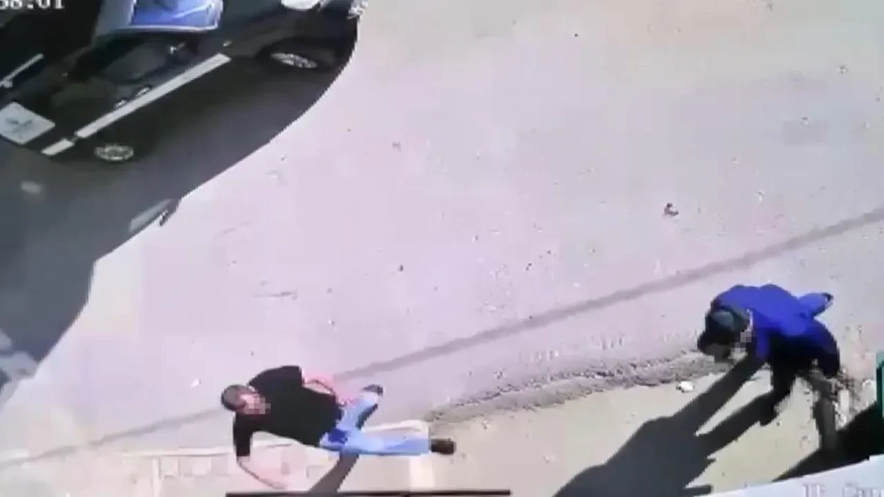  Palalı saldırgan dehşet saçtı! Çöp yüzünden 2 kişiyi hastanelik etti