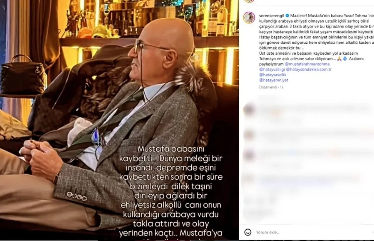 Seren Serengil'in acı kaybı! Aldığı haberle yıkıldı