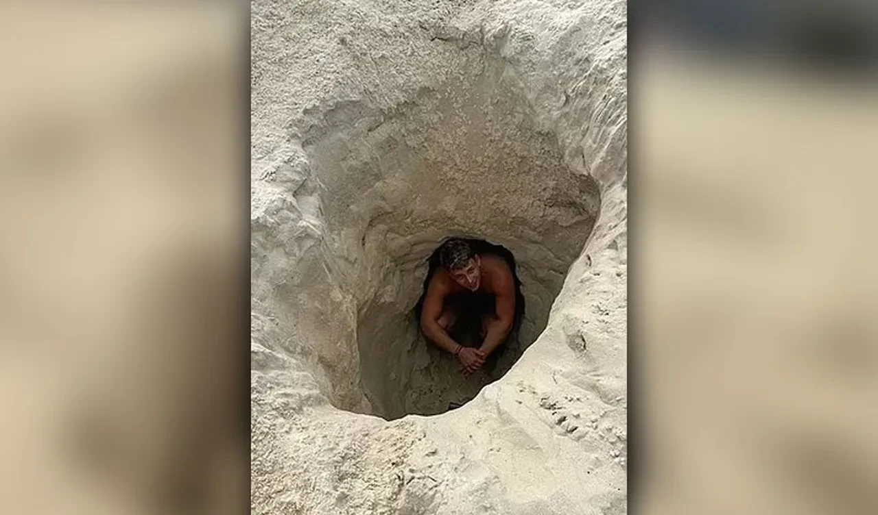 Sıkıntıdan kazdığı çukura hapsoldu! Yaşadığı korkunç anları böyle anlattı