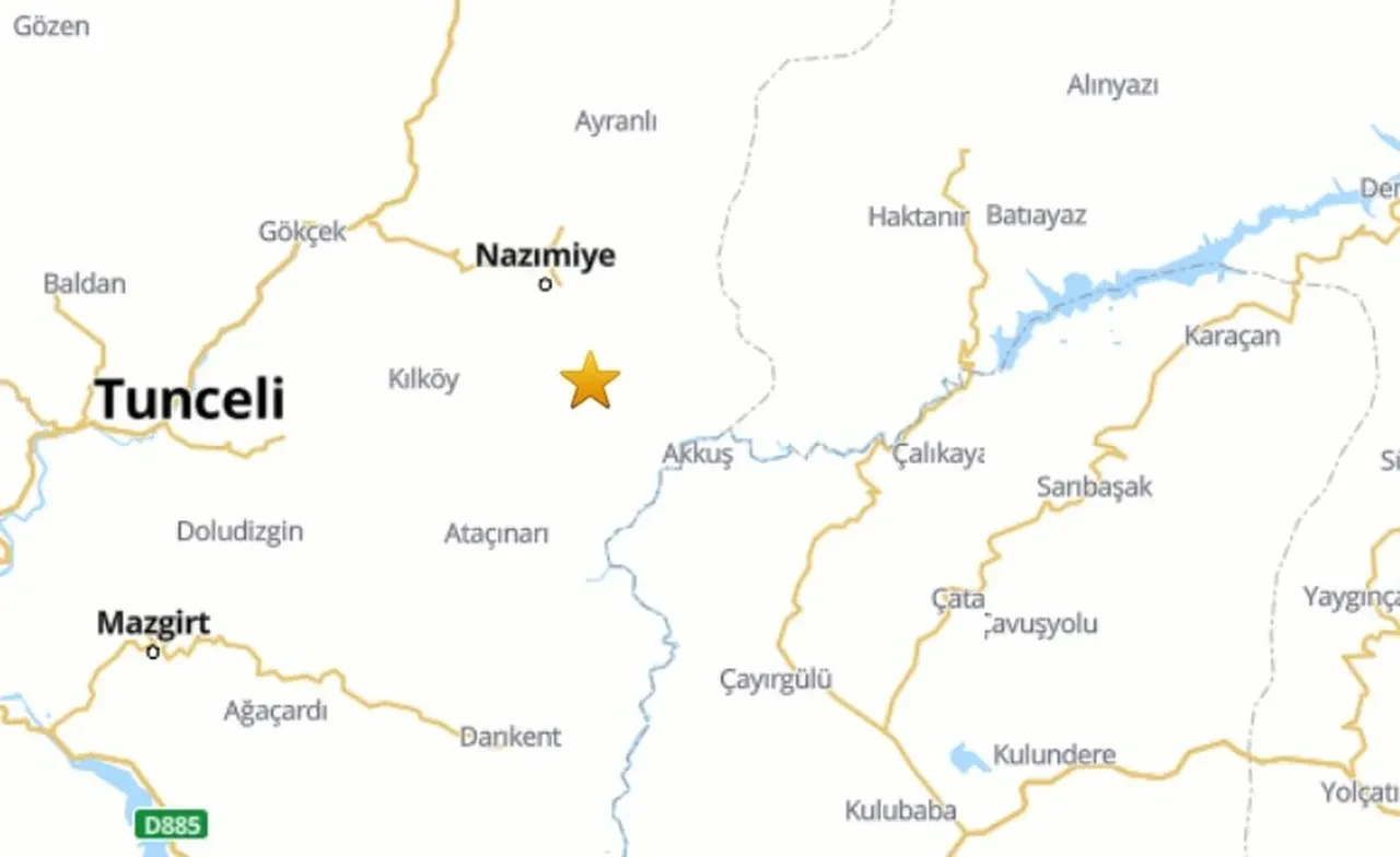 Son dakika | Tunceli'de deprem oldu! AFAD verileri açıkladı
