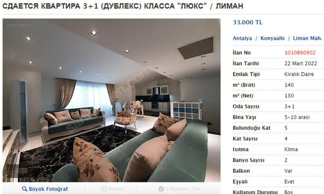 Antalya'da Rus'tan Rus'a kirala sistemi! 'Kanuna göre yasak ama...'