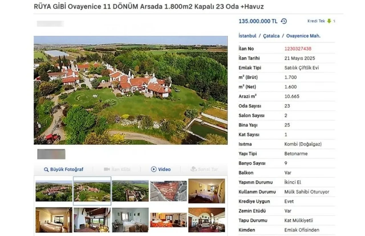 Aşk-ı Memnu çiftliği satılıyor! Fiyatı dudak uçuklattı