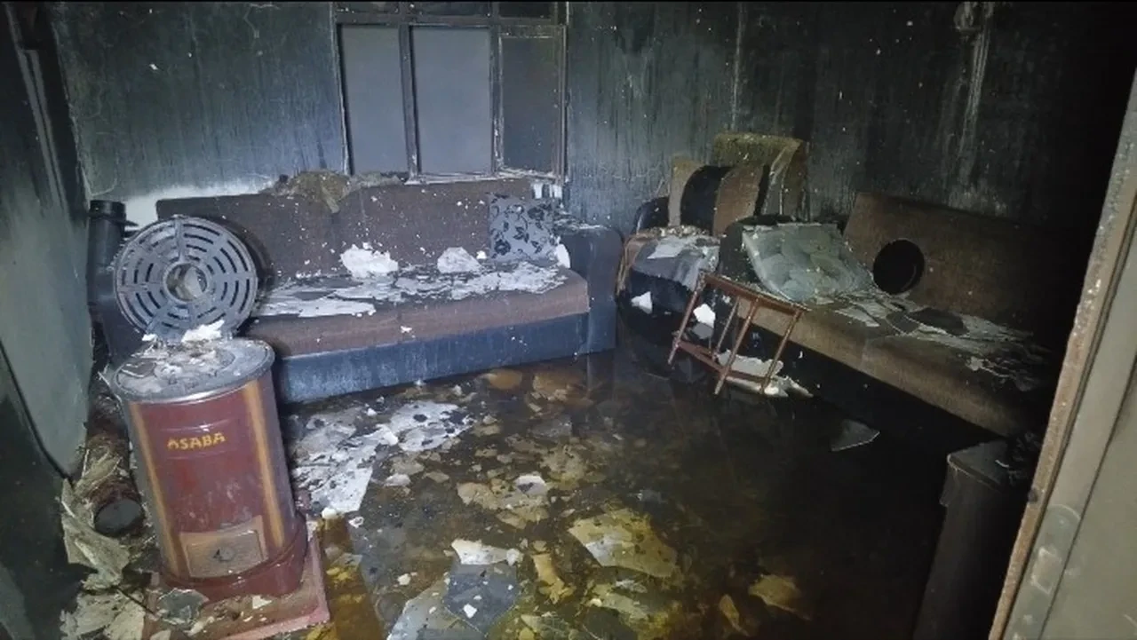 Edirne'de ev alev alev yandı: Böyle seferber oldular! 