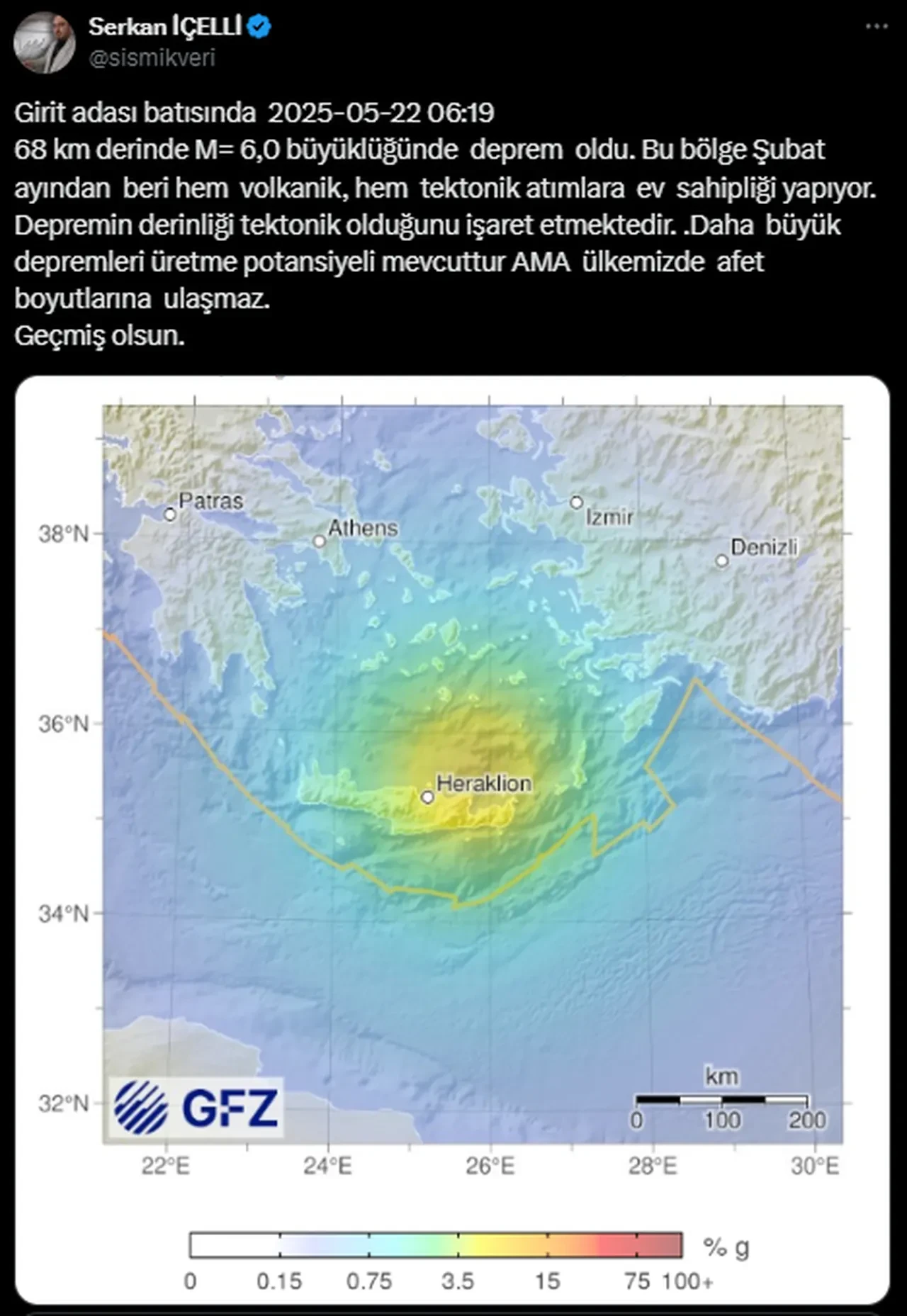 Ege Denizi'ndeki deprem sonrası Serkan İçelli'den kritik açıklama! "Daha büyük depremleri üretme potansiyeli mevcut"