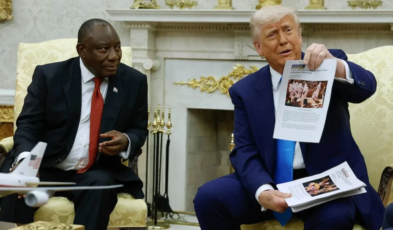 Oval Ofis'te dünyayla paylaştı! Trump'ın 'beyaz çiftçiler öldürüldü' iddiası yalan çıktı