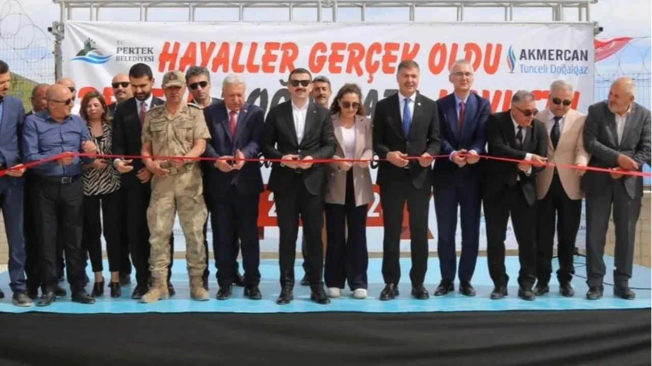 Tunceli'nin 2 ilçesi doğal gaza kavuştu!