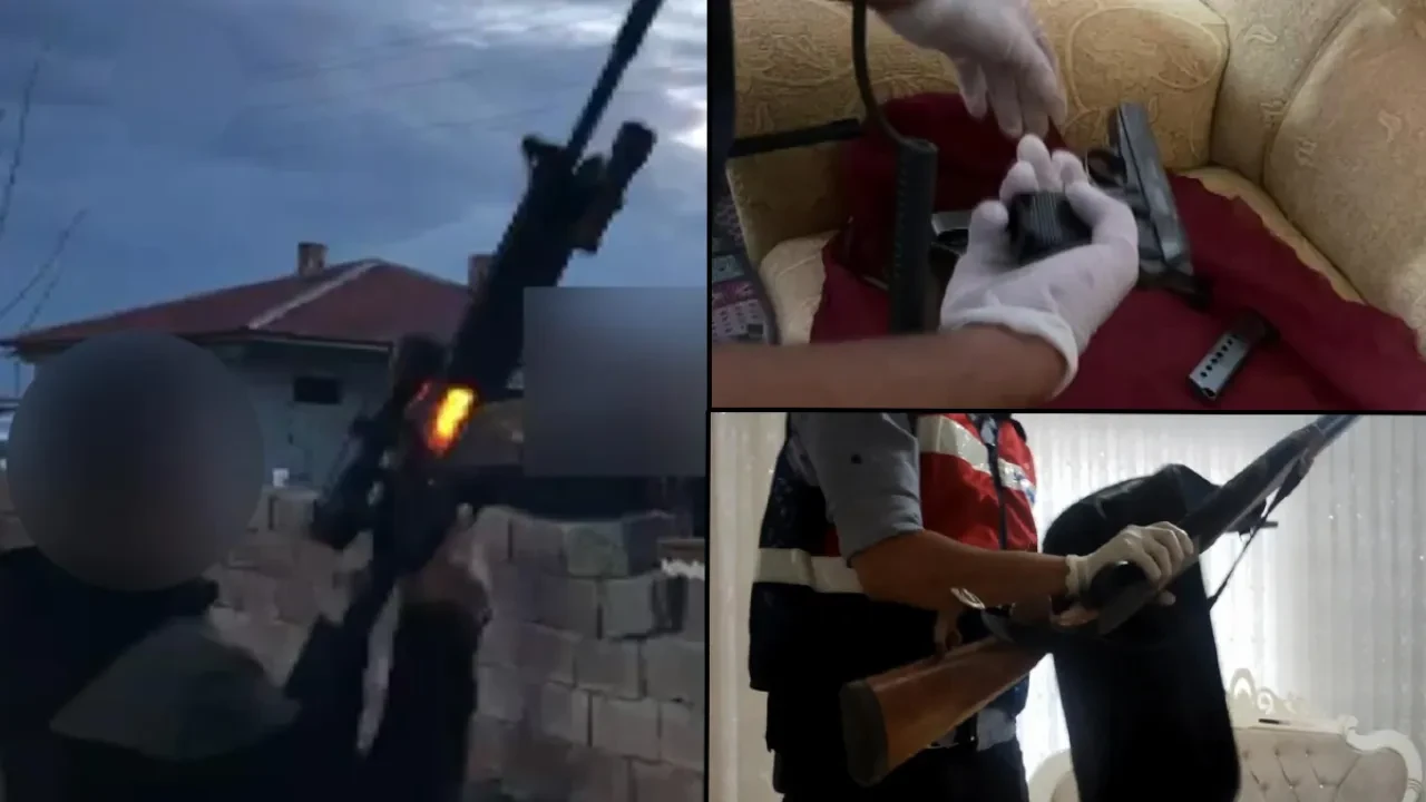  Çok sayıda adrese maganda operasyonu! Evleri cephaneliğe çevirmişler 