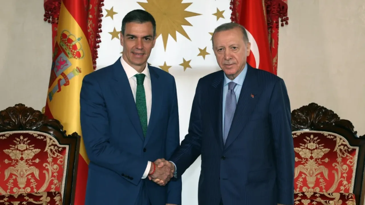 Cumhurbaşkanı Erdoğan, İspanya Başbakanı Sanchez'i kabul etti