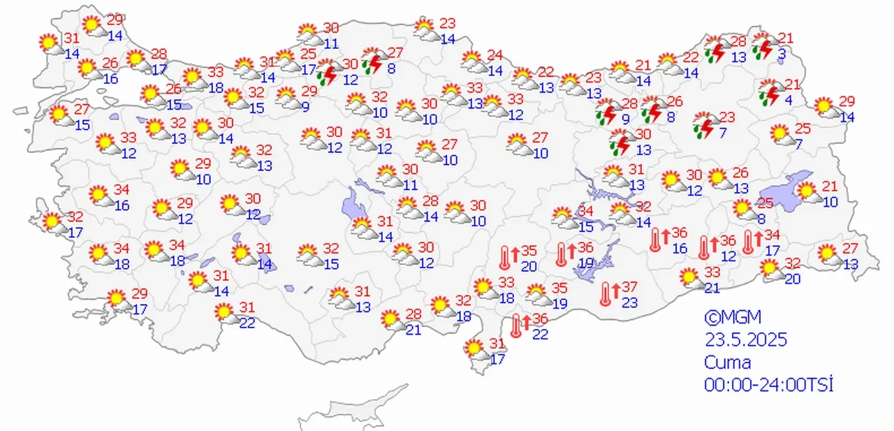 Hava durumu (23 Mayıs) | Yağmur kuvvetli geliyor, günlerce sürecek! Bayramda hava nasıl olacak? İşte cevabı 