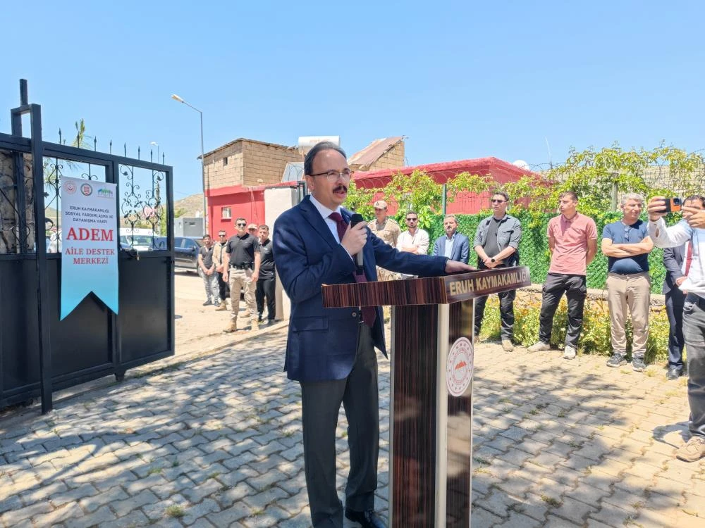 Siirt Eruh’ta kadın taziye evi açıldı
