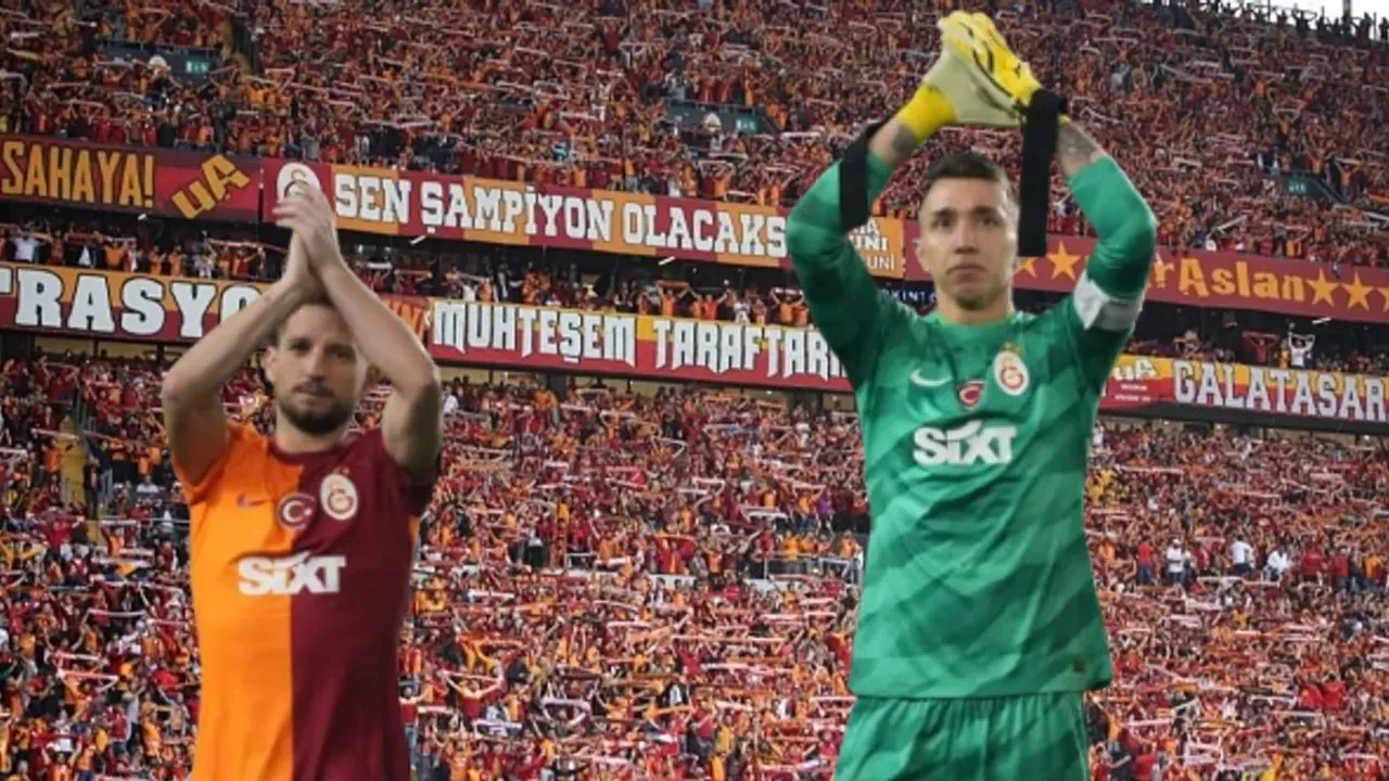 Muslera ve Mertens'e unutulmaz veda! Galatasaray taraftarı hazırlık yapıyor